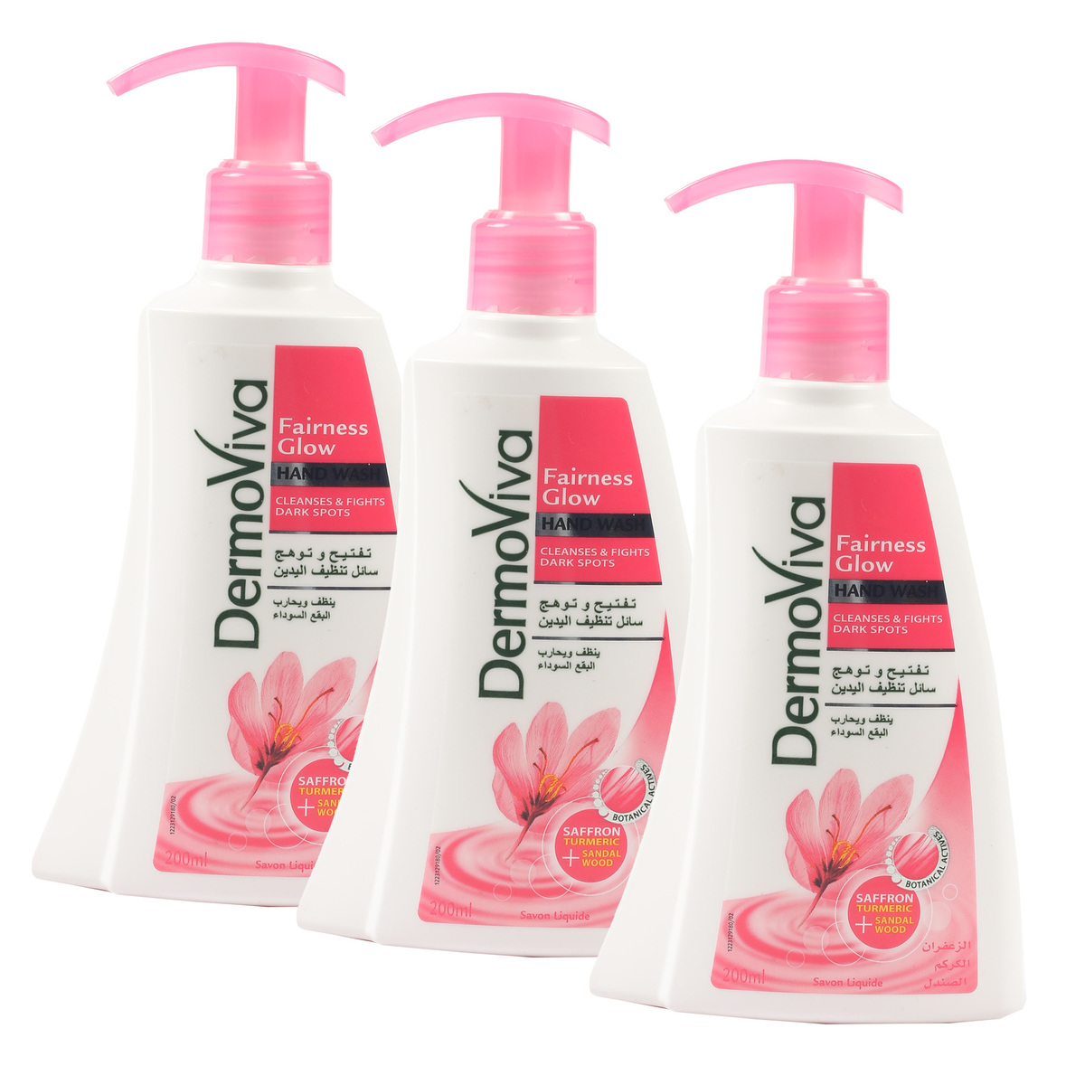 Dabur DermoViva Hand Wash Assorted 200 ml 2 + 1