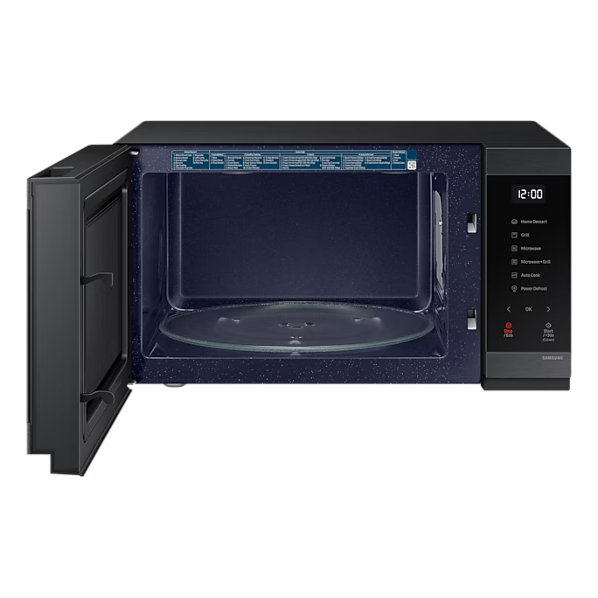 Samsung Microwave Oven, 1500W, 40L, Black Stainless Steel, MG40DG5525AG