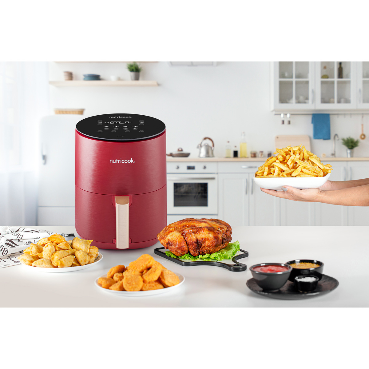 Nutricook Rapid Air Fryer with built in Preheat function Home purpose USA  Plug