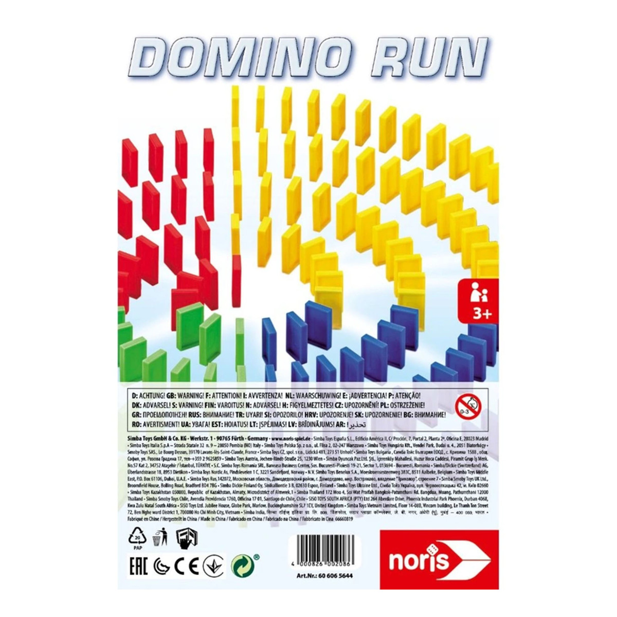 Noris Domino Run 200 Bricks Game