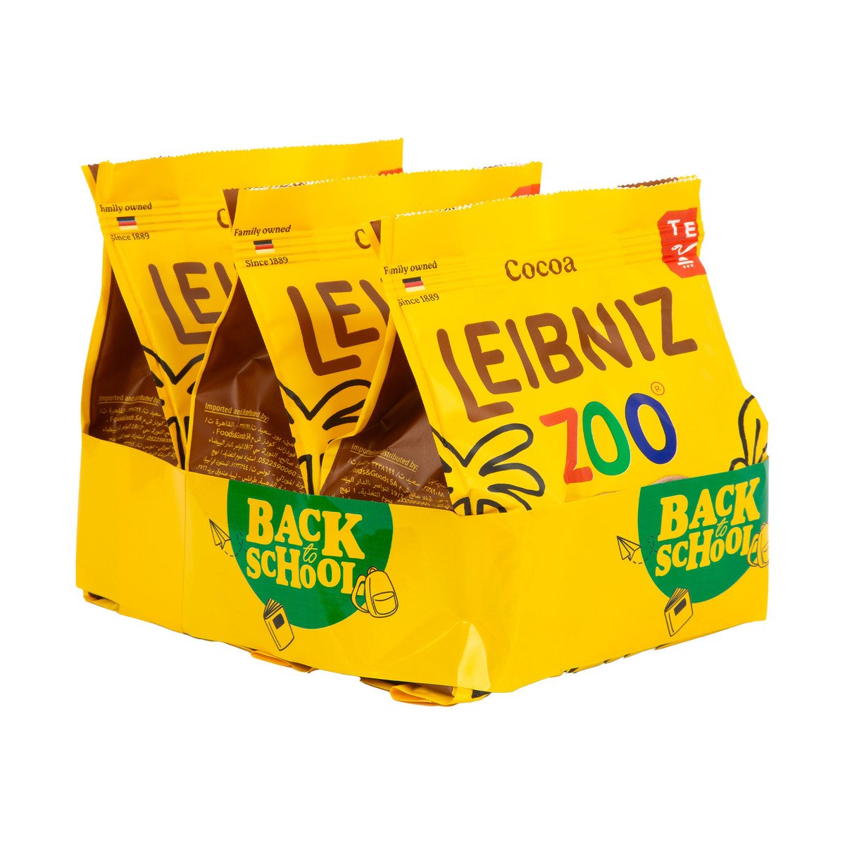 Bahlsen Zoo Jungle Biscuits With Cocoa 3 x 100 g