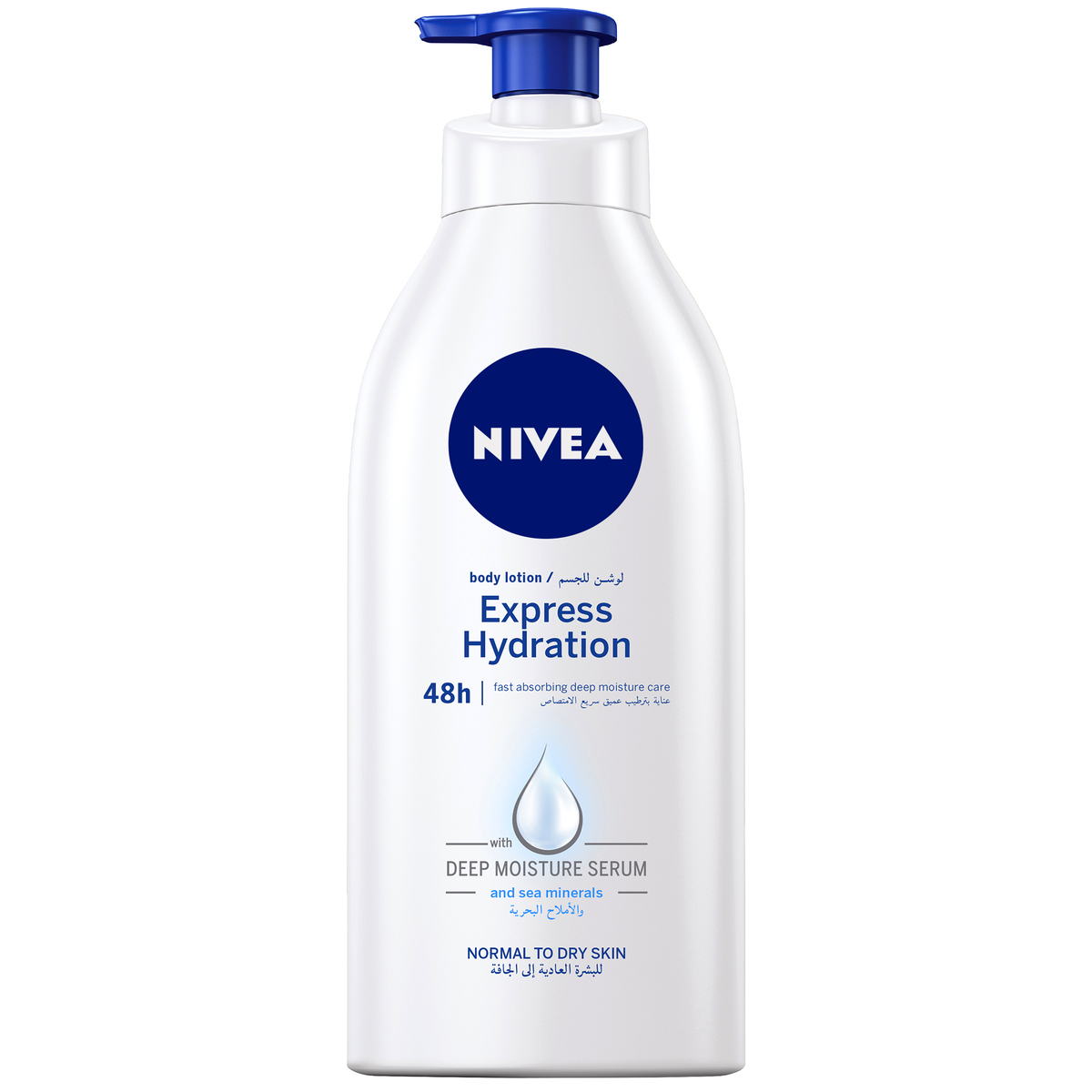 Nivea Body Lotion Express Hydration Normal & Dry Skin 625 ml