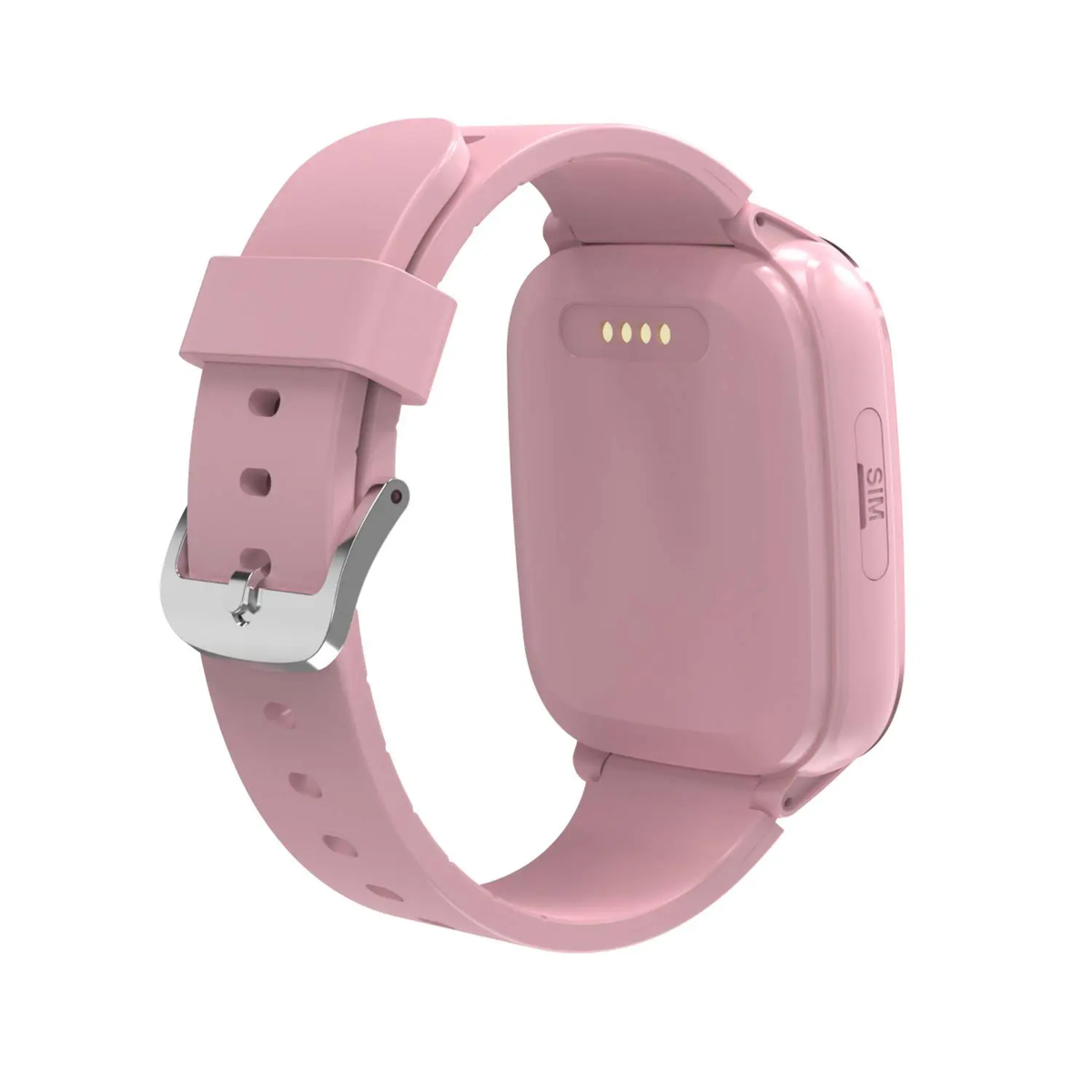 Porodo 4G Kids GPS 1.85 inches Smart Watch Junicare with Touch Display, 36 Hours Working Time, 3 Hours Charging Time, Video Calling-PD-LFST003 Pink