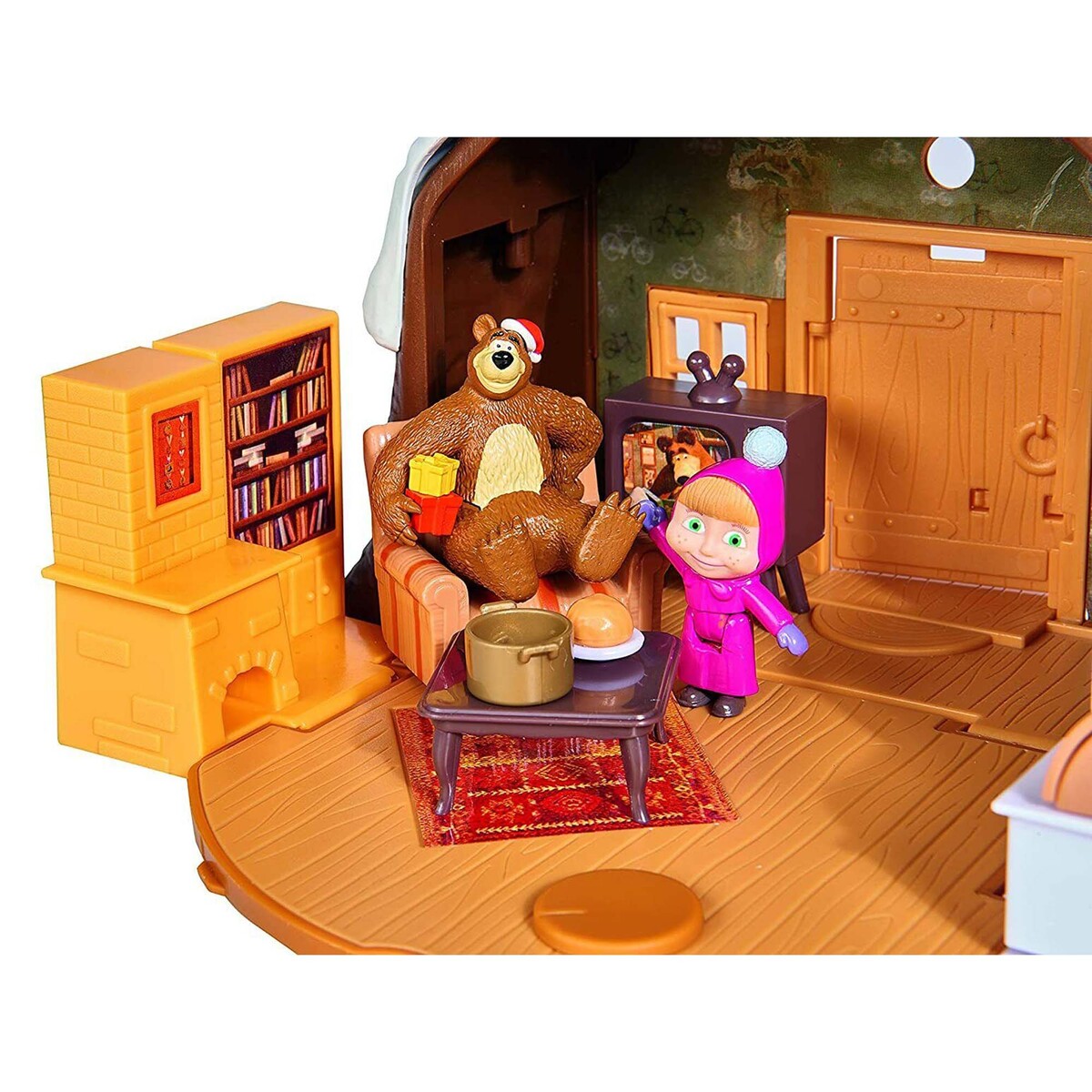 Simba Masha and The Bear Winter House Play Set, 9301023