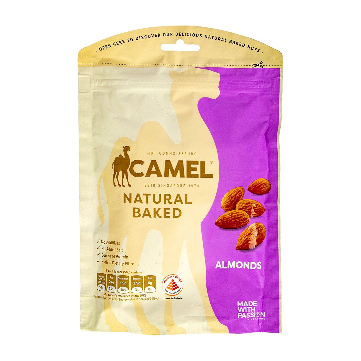 Camel Natural Baked Almonds 150 g