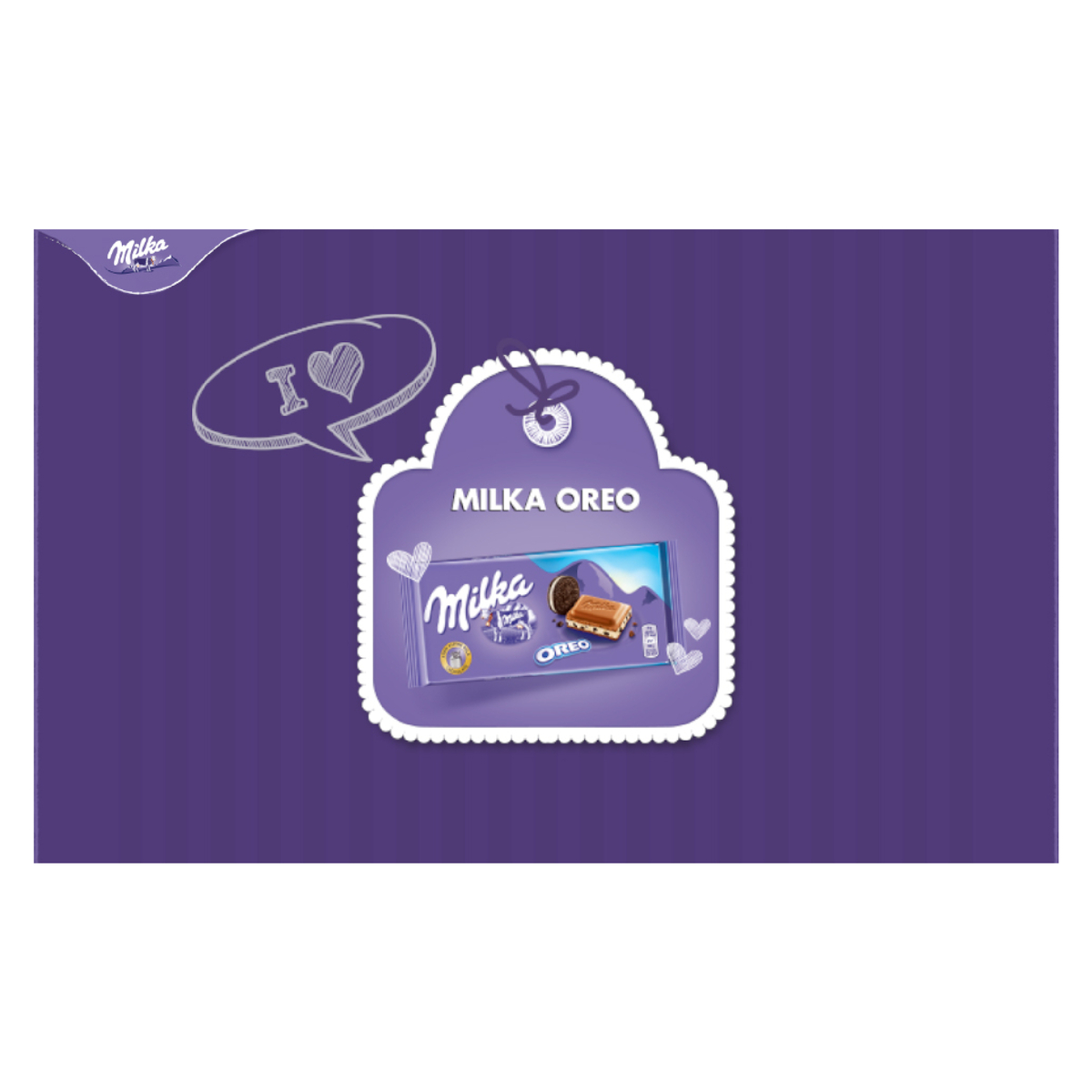 Milka Chocolate Oreo Value Pack 2 x 100 g