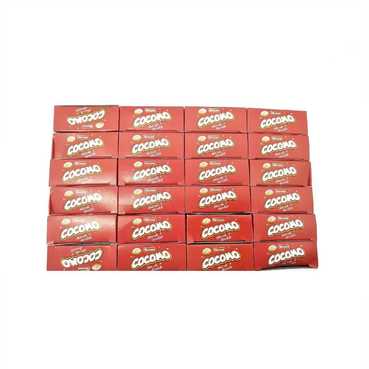 Bisconni Cocomo Filled With Chocolate Biscuits Value Pack 24 x 16 g