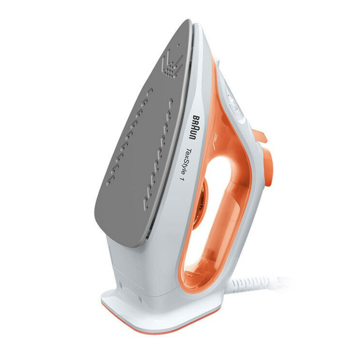 Braun Steam Iron, 1900W, Orange & White, SI1009ORANGE