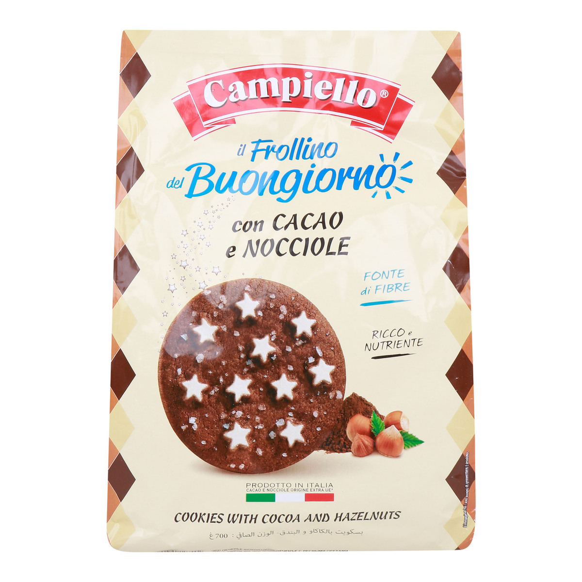 Campiello Frollino Biscuits with Cocoa and Hazelnuts 700 g