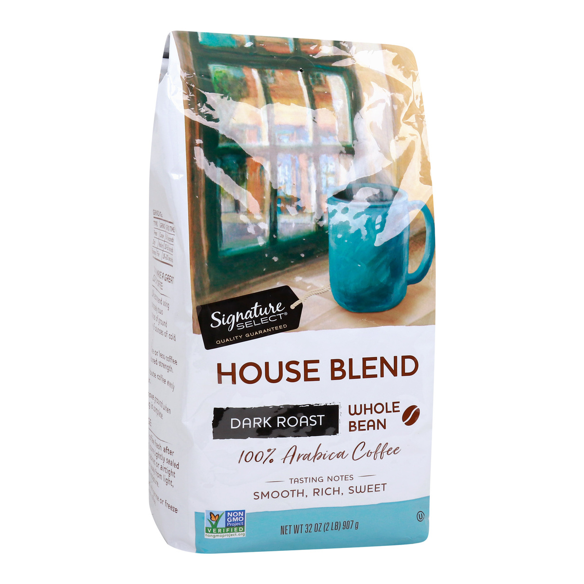 Signature Select House Blend Dark Roast Whole Bean Coffee 907 g