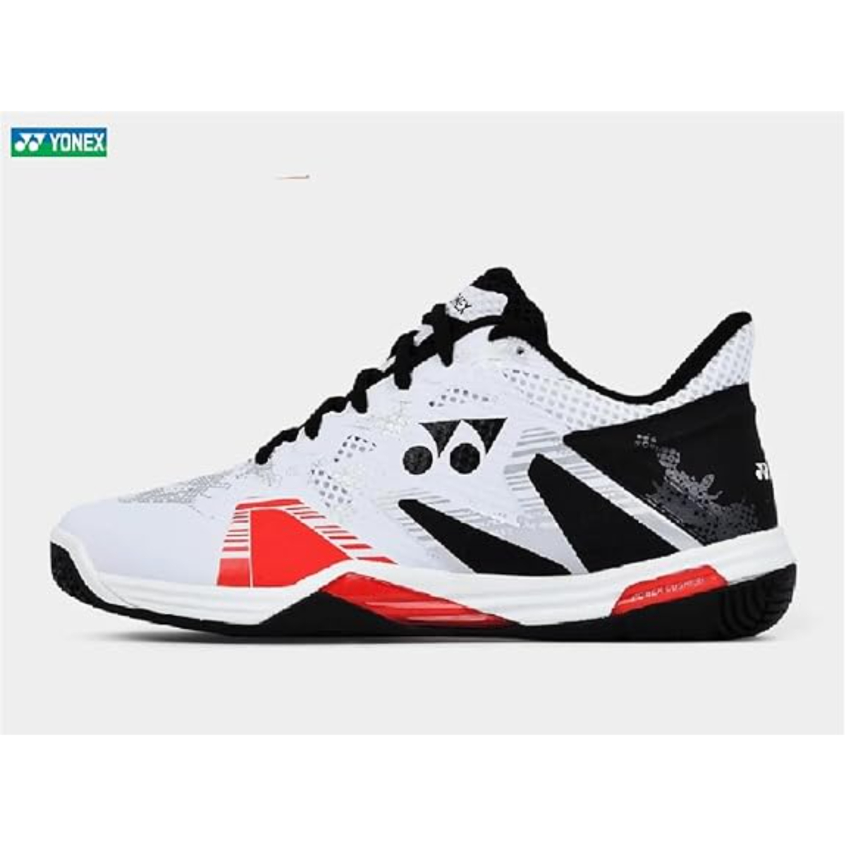 Yonex Power Cushion Eclipsion Z Wide Badminton Shoes, SHBELZ3WEX, White/Black, 41