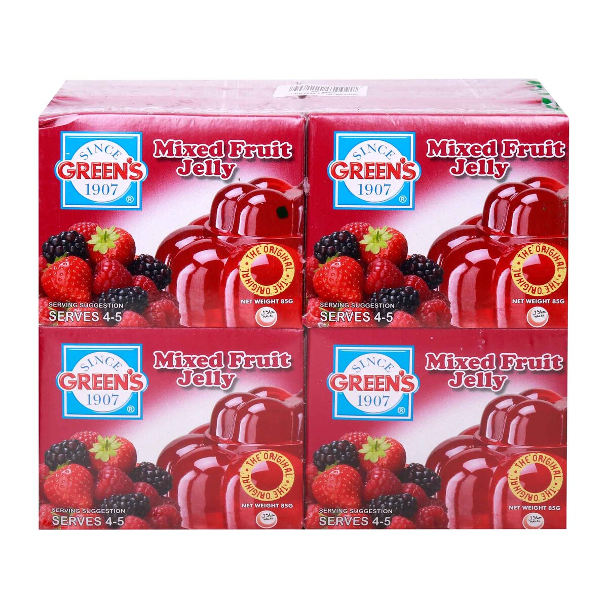 Greens Jelly Mixed Fruit 12 x 85 g