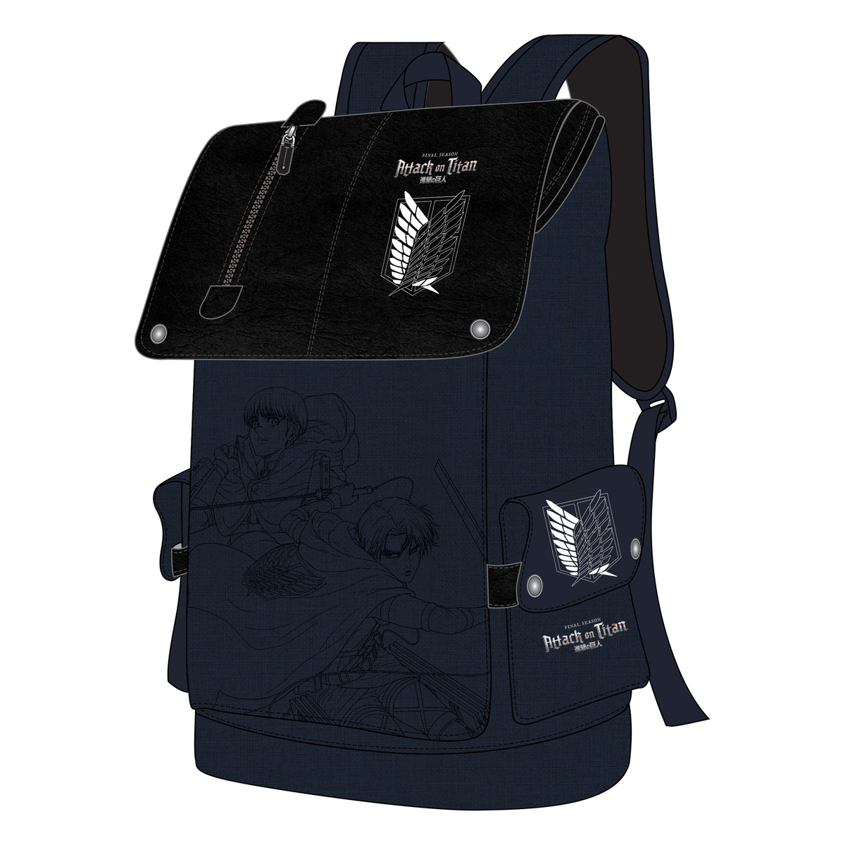 Attack On Titan School Backpack 18 inch FKST32172