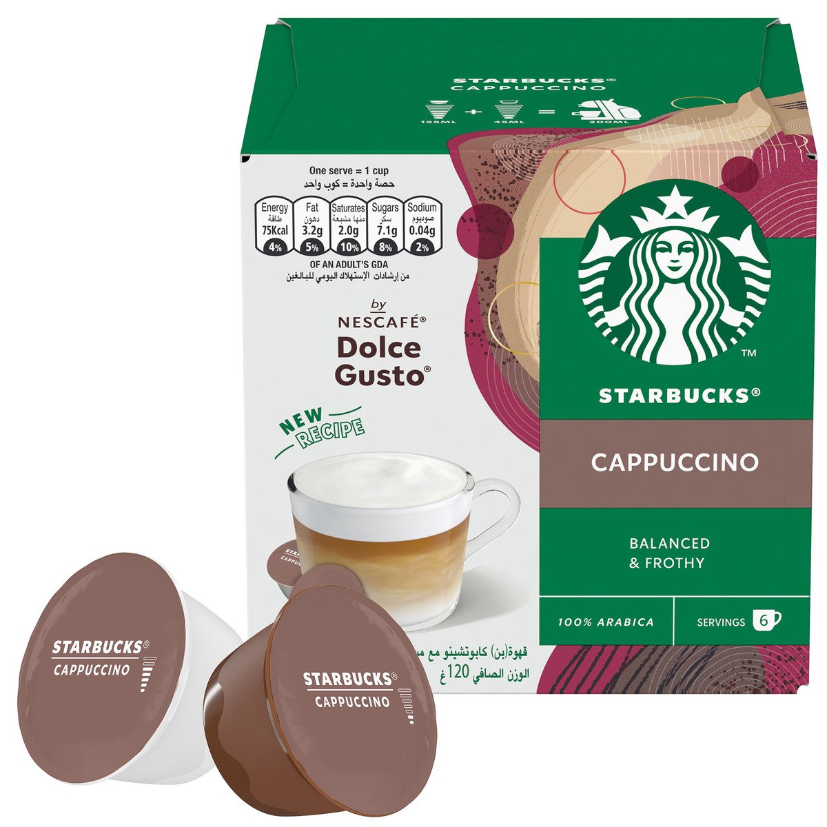 Capsule Starbucks Dolce Gusto® - Cappuccino x12