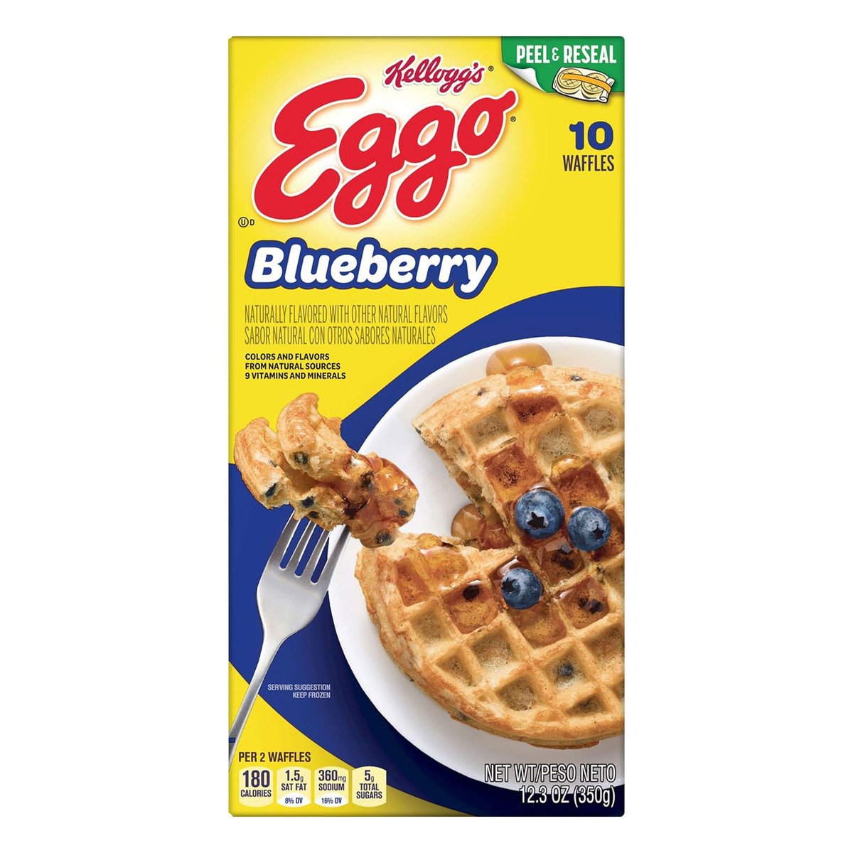 Kellogg's Eggo Blueberry Waffles 350 g