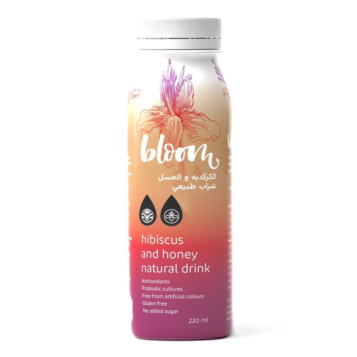 Bloom Hibiscus And Honey Natural Drink 220 ml