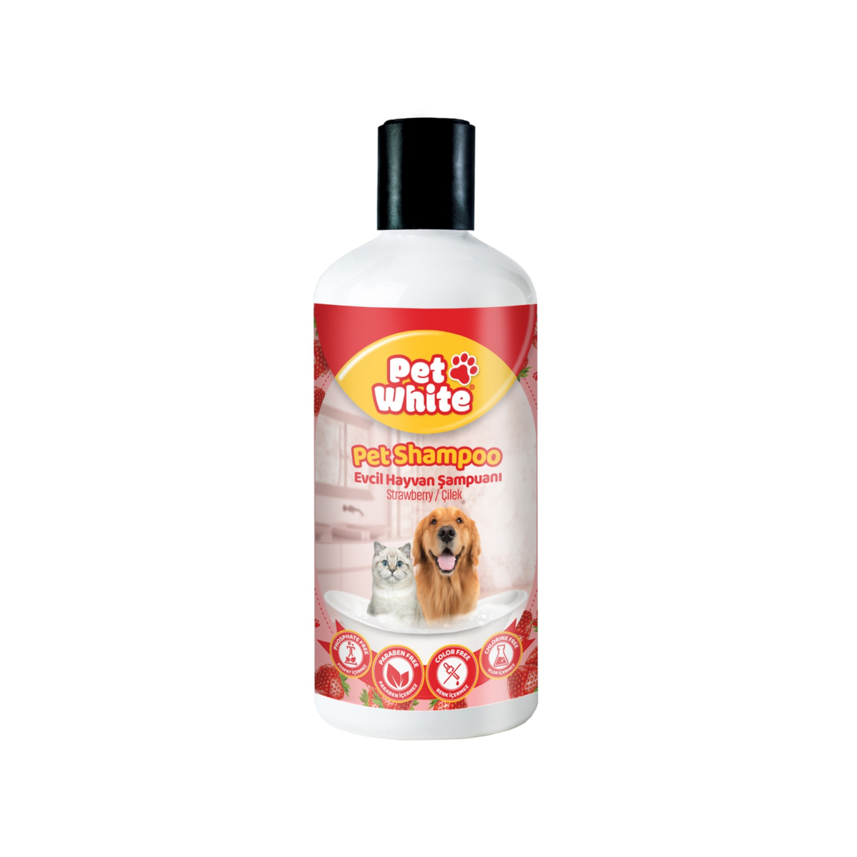 Pet White Strawberry Pet Shampoo 500 ml