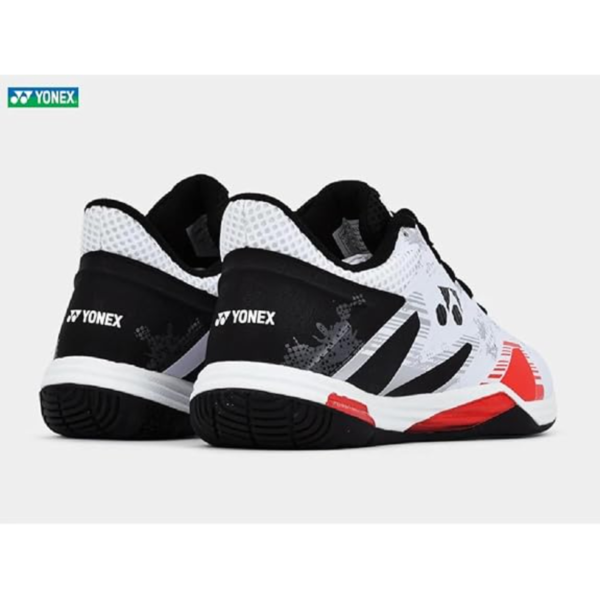 Yonex Power Cushion Eclipsion Z Wide Badminton Shoes, SHBELZ3WEX, White/Black, 43