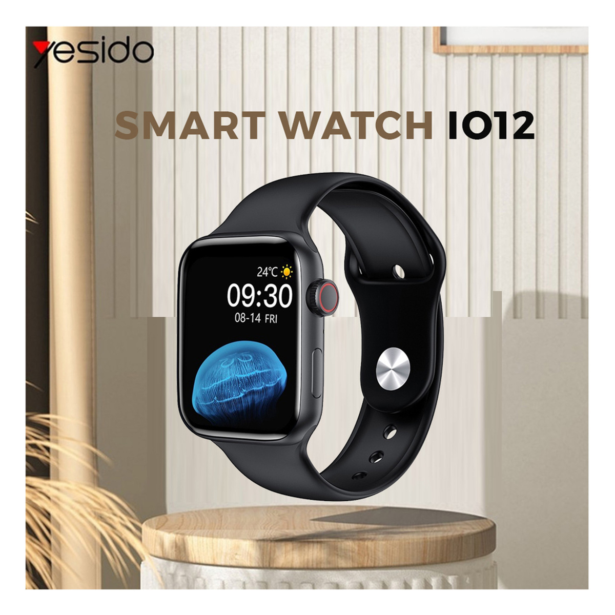 Yesido Smart Watch IO-12 Black