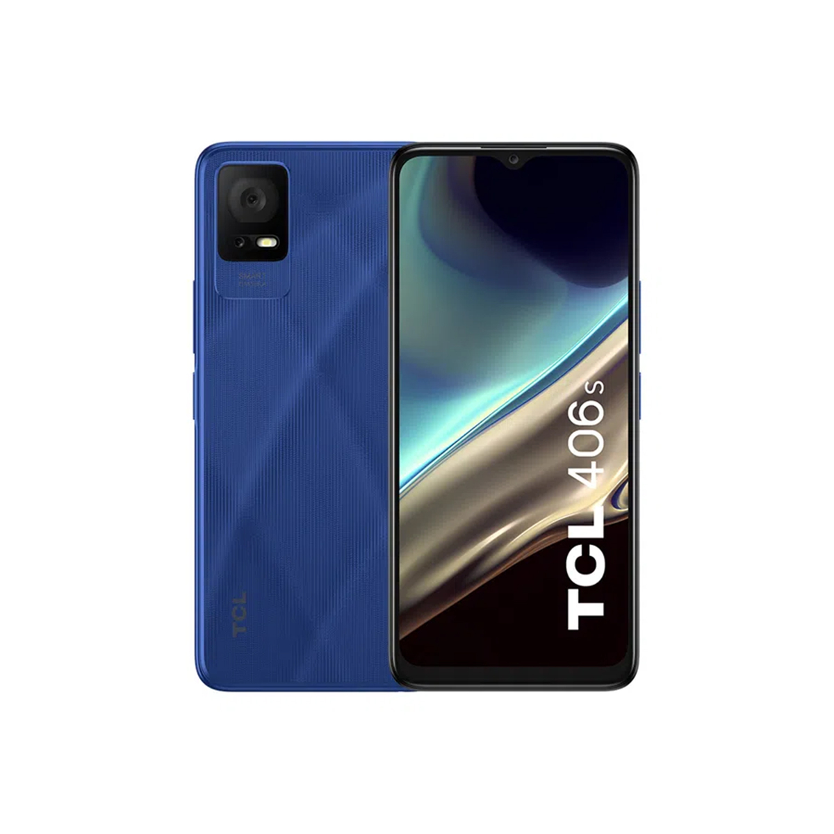 TCL 406S Smartphone, 4GB RAM, 64 GB Internal Storage, Galactic Blue, T506T