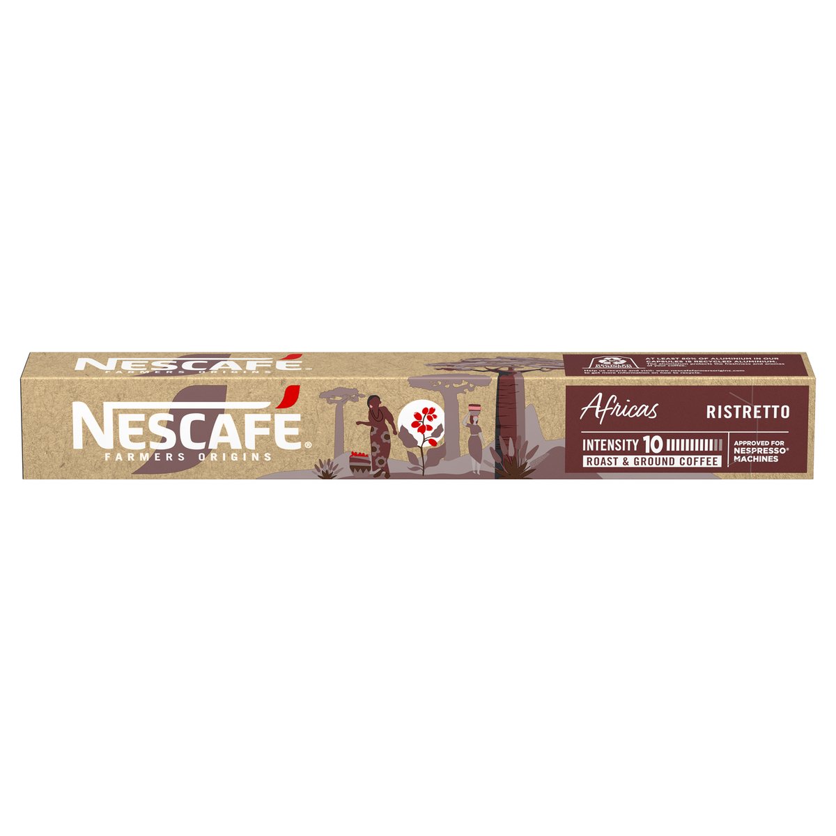 Nescafe Farmers Origins Africas Ristretto Intensity 10 Coffee Capsules  44 g