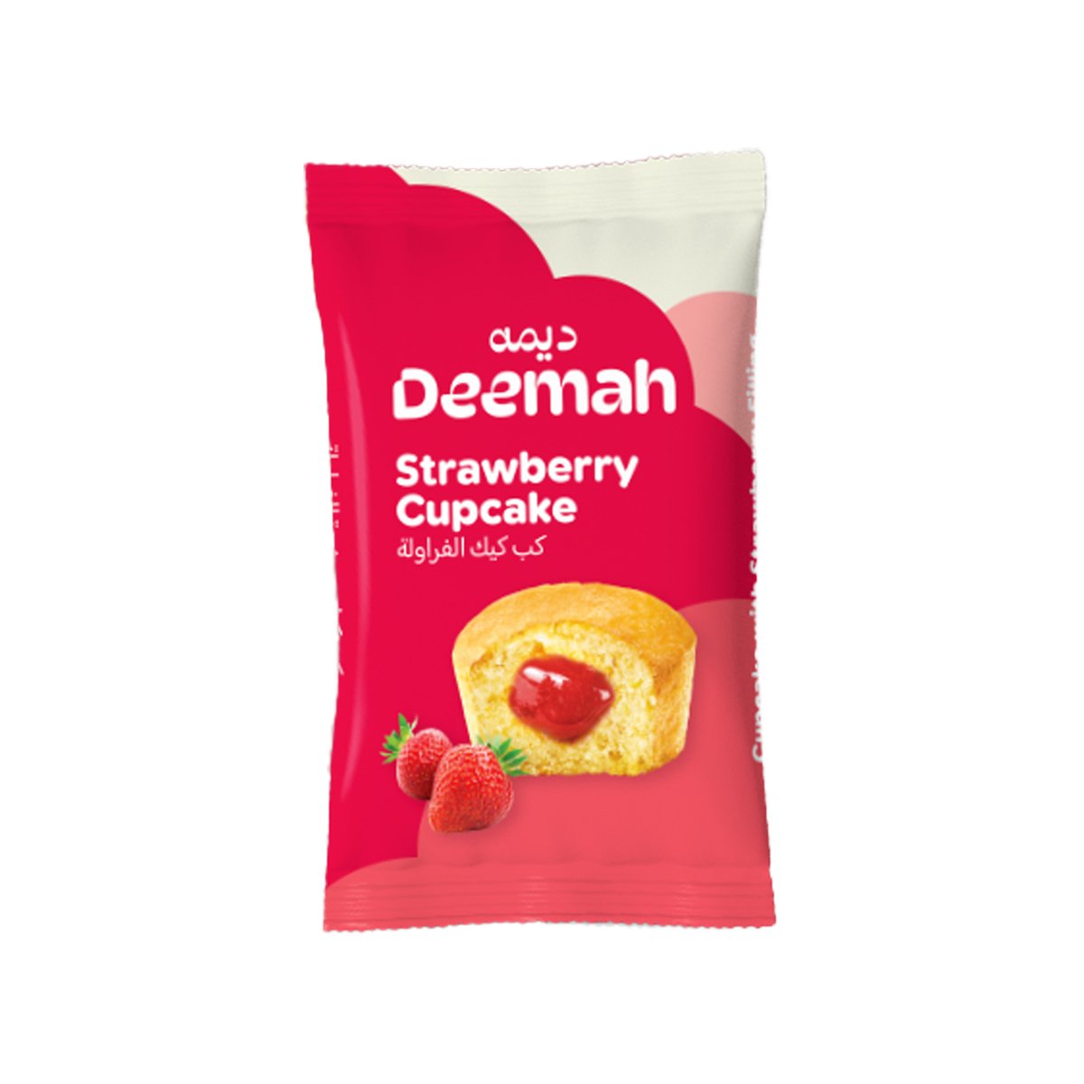 Deemah Strawberry Cupcake 16 x 27 g