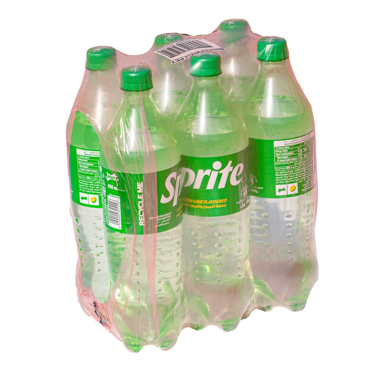 Sprite Lemon-Lime Flavour 6 x 990 ml