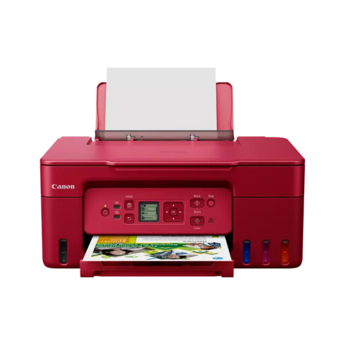 Canon G3470 Series 3 in 1 Wi-Fi Printer, Red, PIXMA G3470 RED