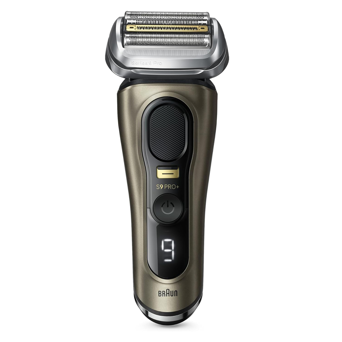 Braun Series 9 Pro+ Wet & Dry Electric Shaver, Gold, 9569CC