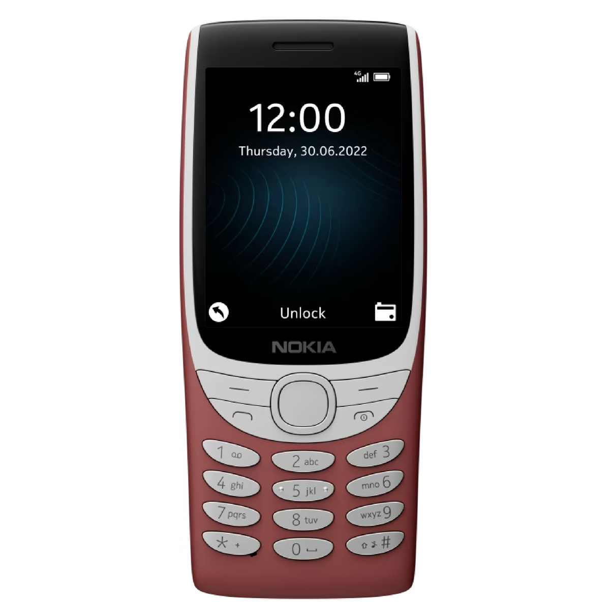 Nokia Dual Sim 4G Feature Phone, Red, TA-1485
