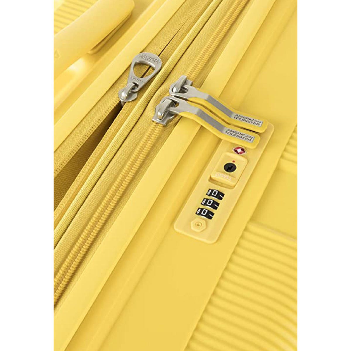 American Tourister 4Wheel Hard Trolley Instagon 55cm Lemon Chrome