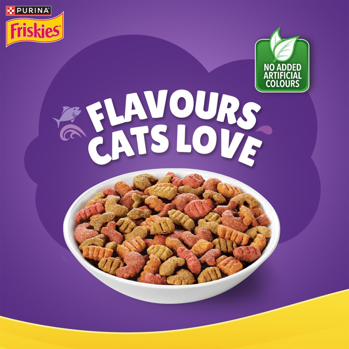 Purina Friskies Surfin Favourites Dry Cat Food 1 kg