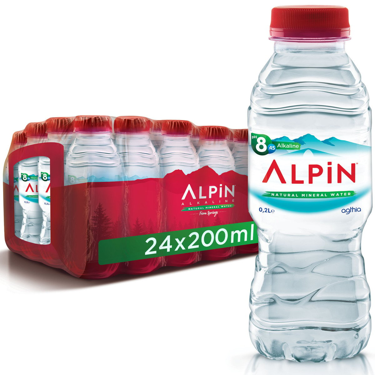 Alpine Natural Mineral Water 24 x 200 ml