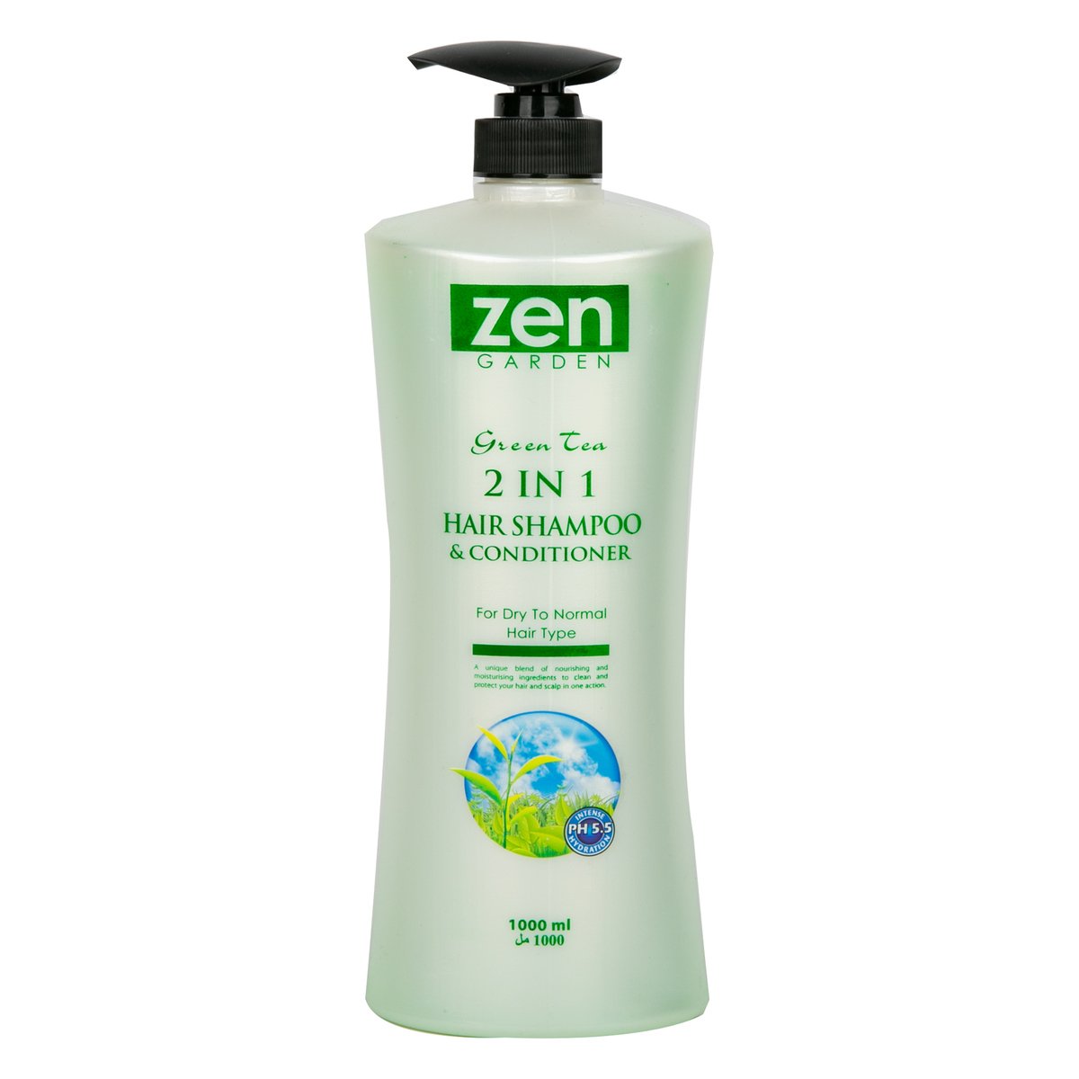 Zen 2in1 Green Tea Hair Shampoo & Conditioner 1 Litre