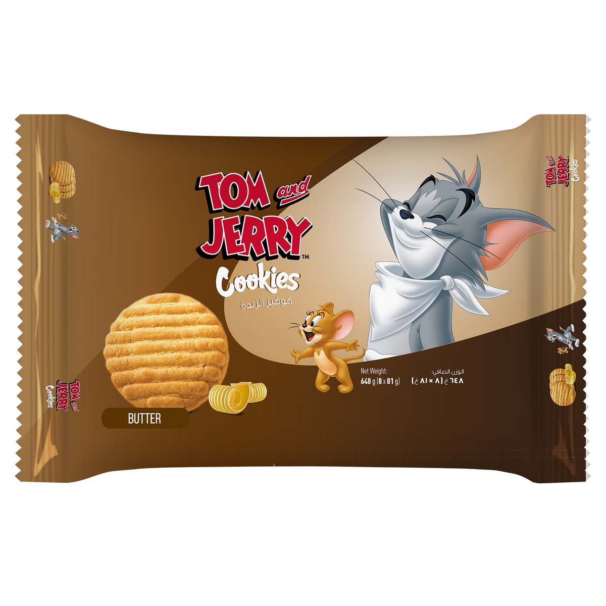 Tom & Jerry Butter Cookies 8 x 81 g