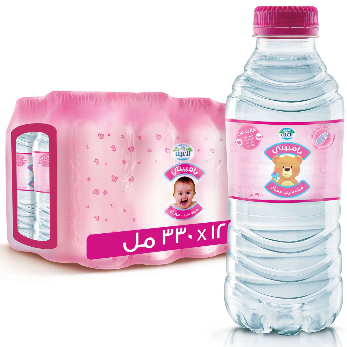 Al Ain Bambini Bottled Drinking Water 12 x 330 ml