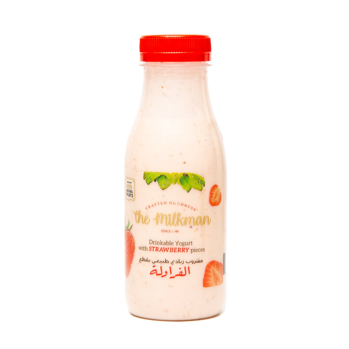 The Milkman Yoghurt Drink With Strawberry Pieces 270 ml