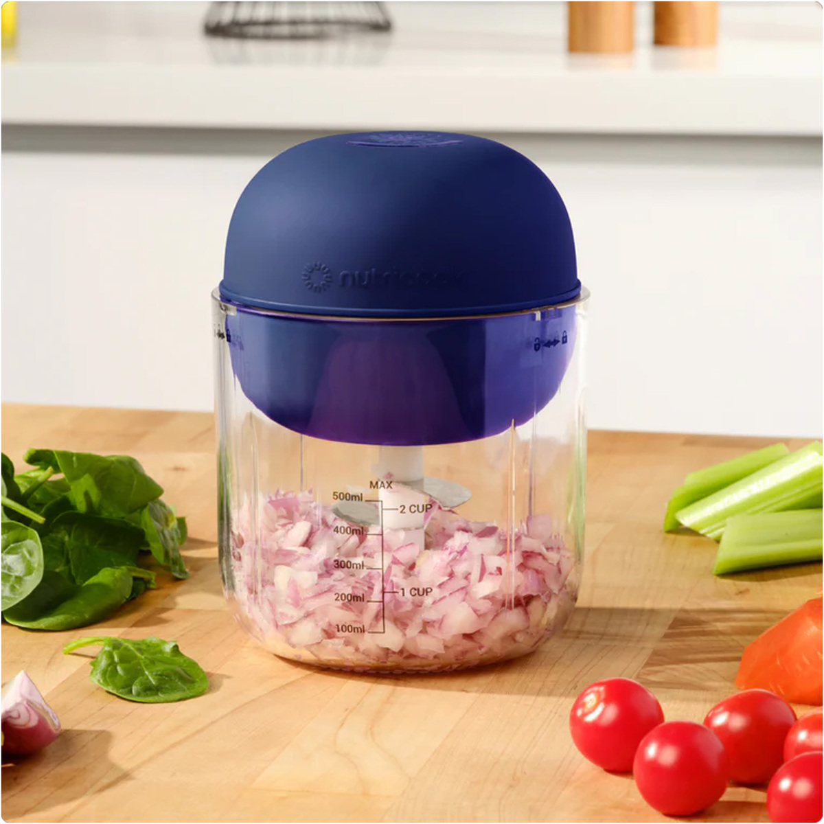 Nutricook Rechrageable Chopper CH600 Blue 500ml