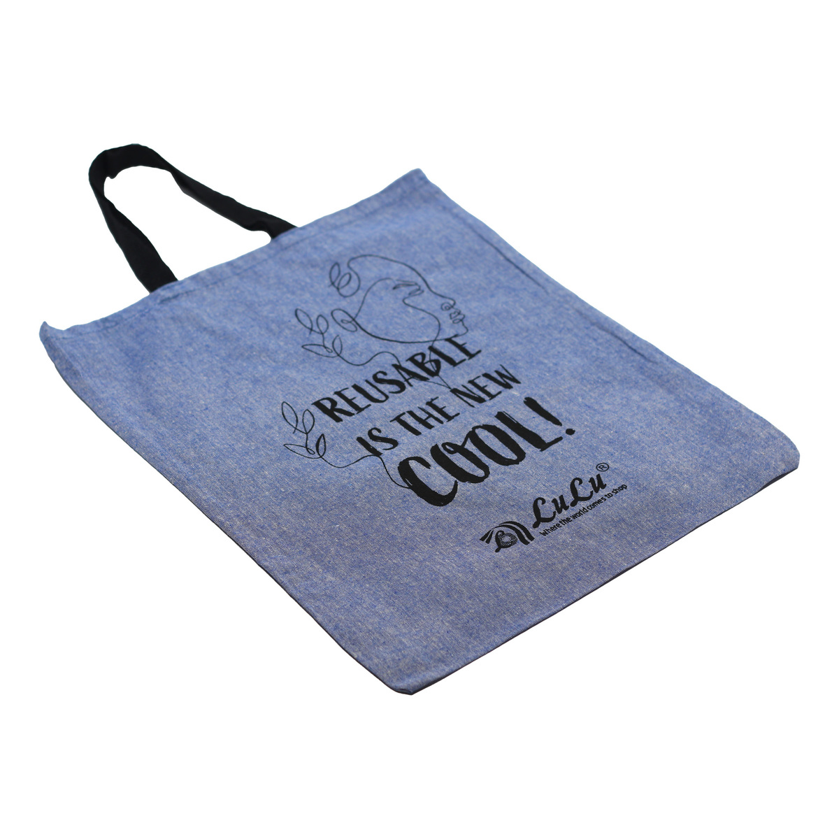 Earth Safe Shopping Bag Cloth 14" Blue