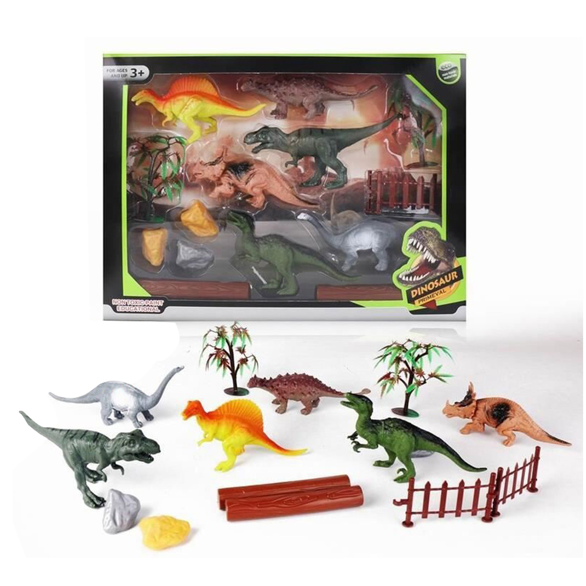 Skid Fusion Dinosaur Play Set AS-138-1