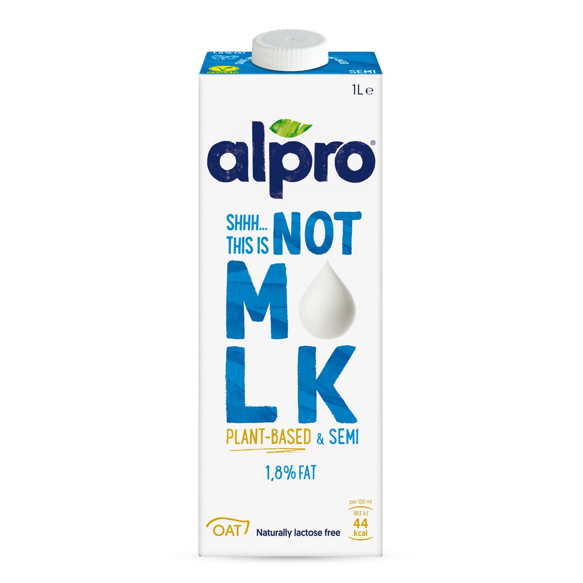 Alpro This is Not Milk Plant Based & Semi 2 x 1 Litre