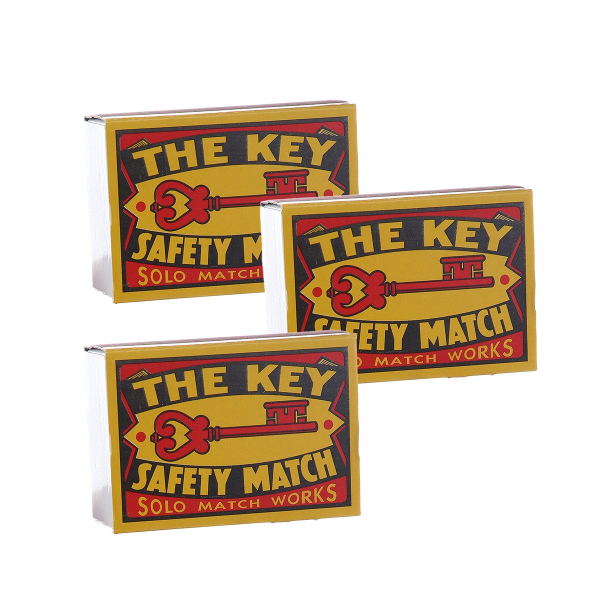 Solo The Key Safety Match Box Big 3 pcs