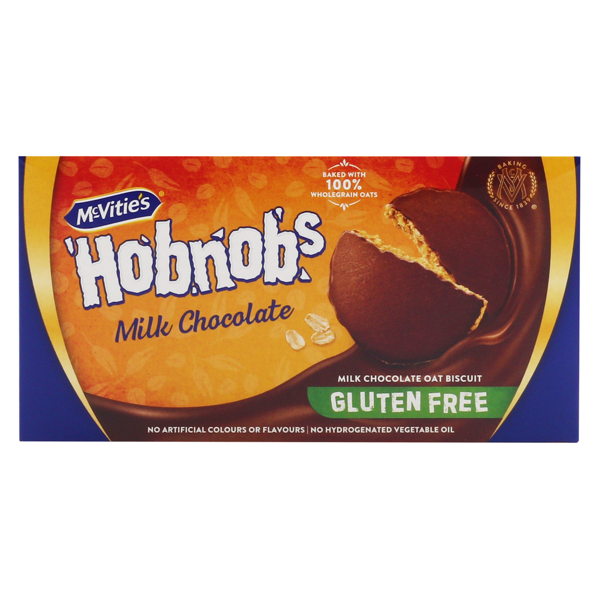 McVitie's Hobnobs Milk Chocolate Oat Biscuits 150 g