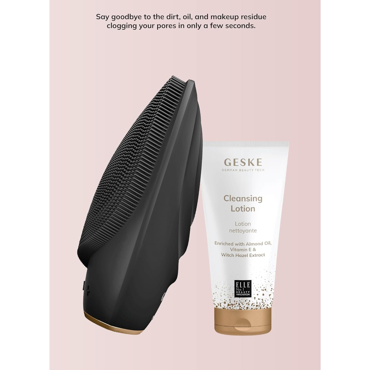 Geske Sonic Brush 5 in 1 Grey + Cleansing Lotion