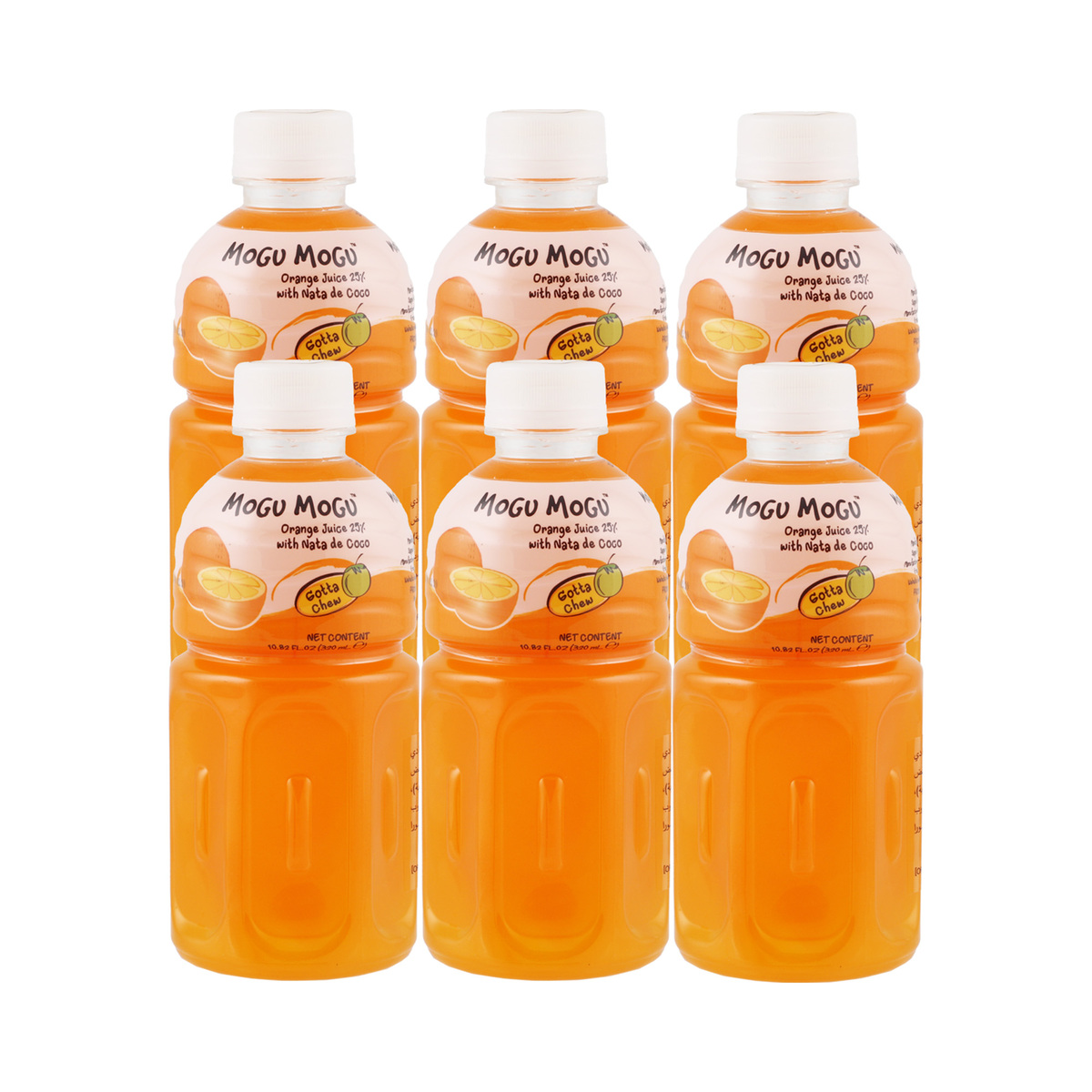 Mogu Mogu Juice Assorted 6 x 320 ml