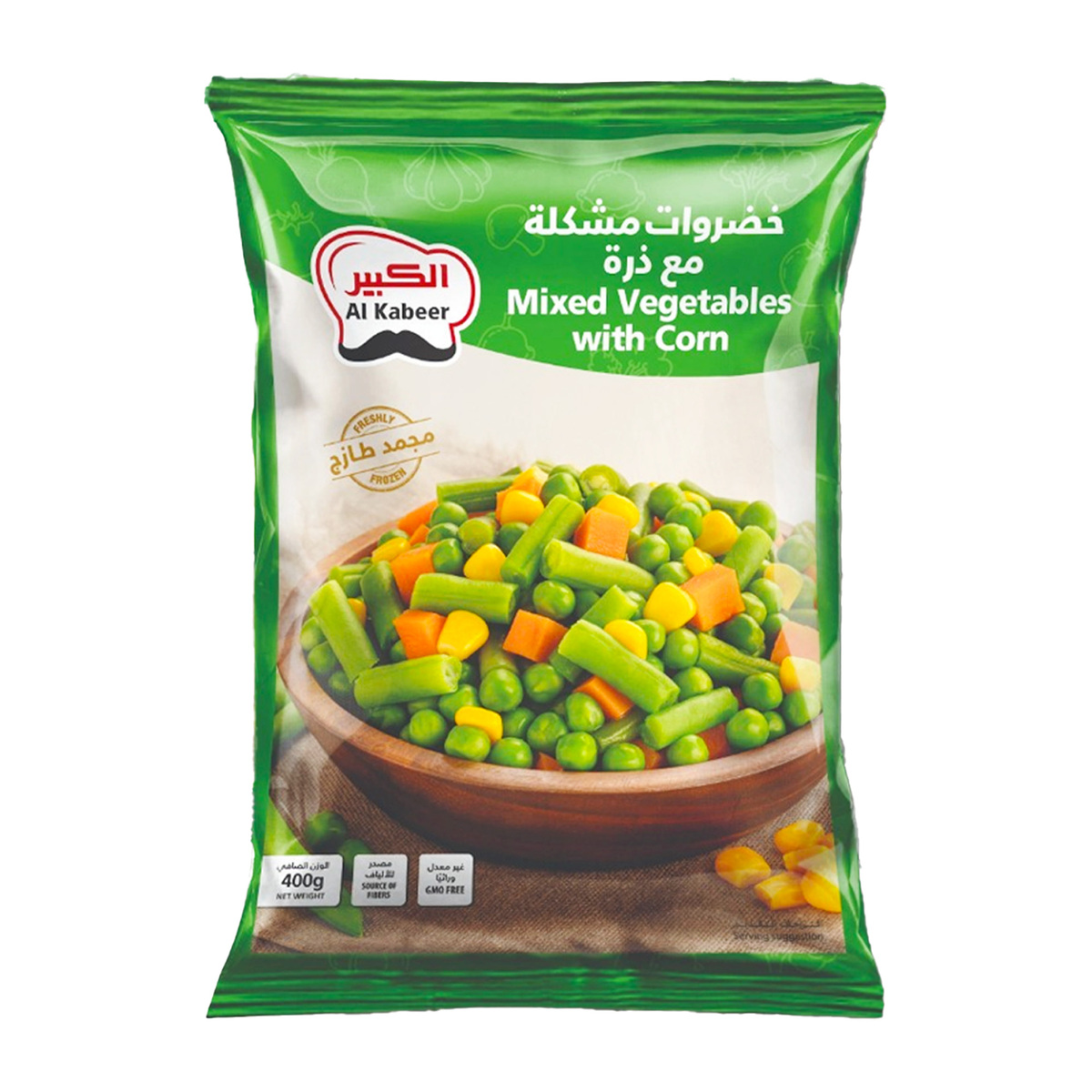 Al Kabeer Mixed Vegetables Value Pack 3 x 400 g