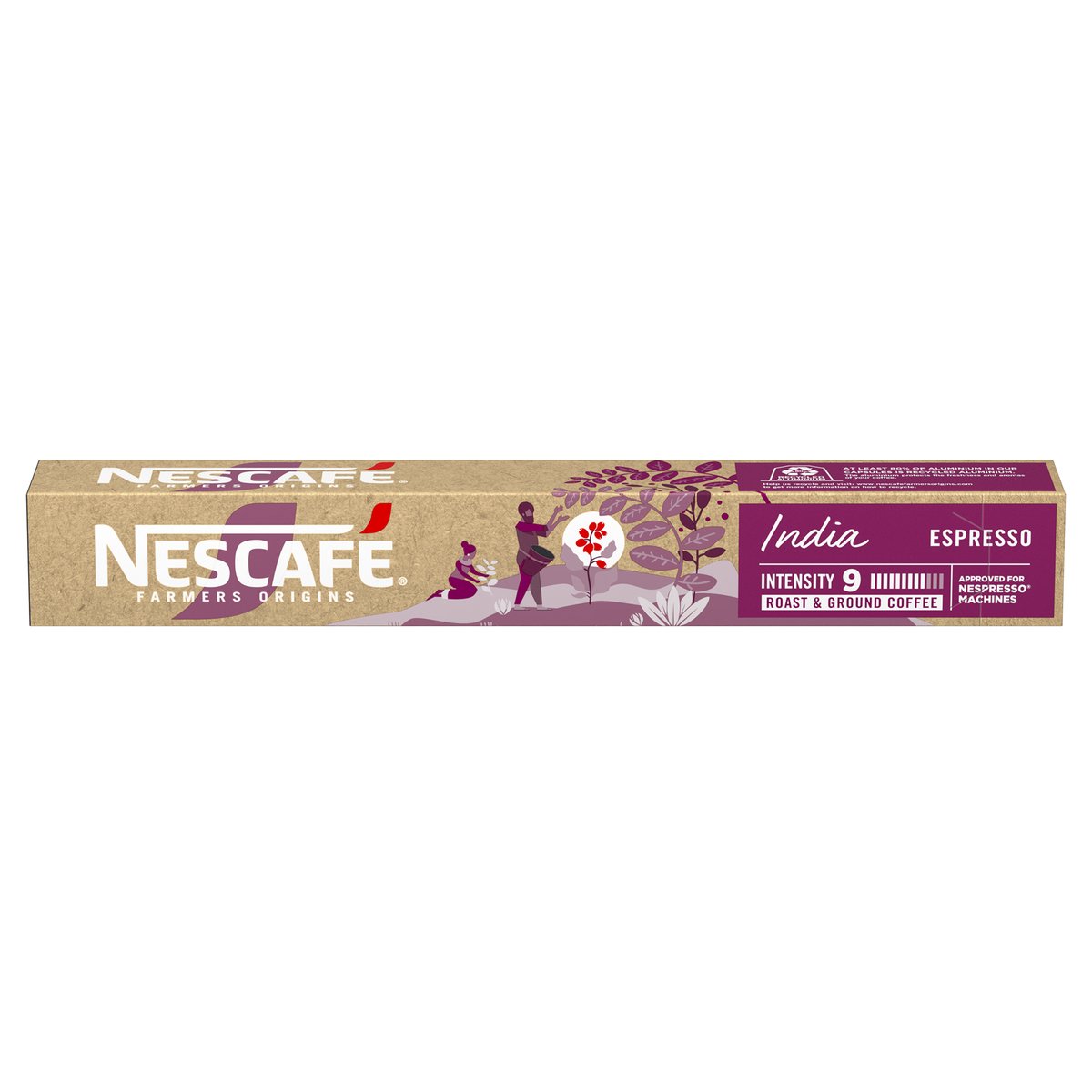 Nescafe Farmers Origins India Espresso Intensity 9 Coffee Capsules 44 g