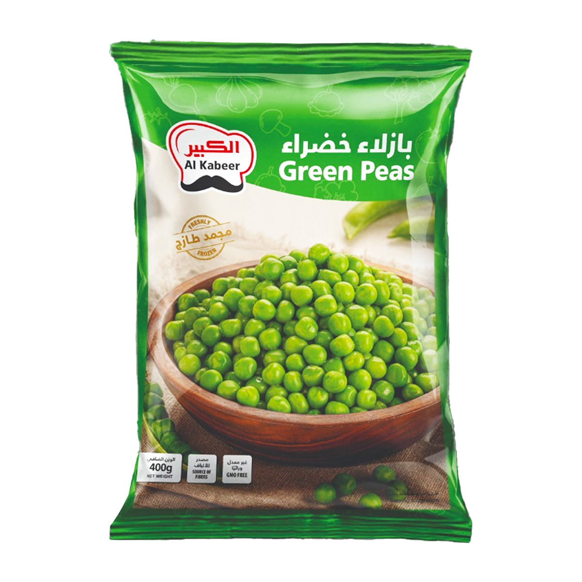 Al Kabeer Green Peas Value Pack 3 x 400 g