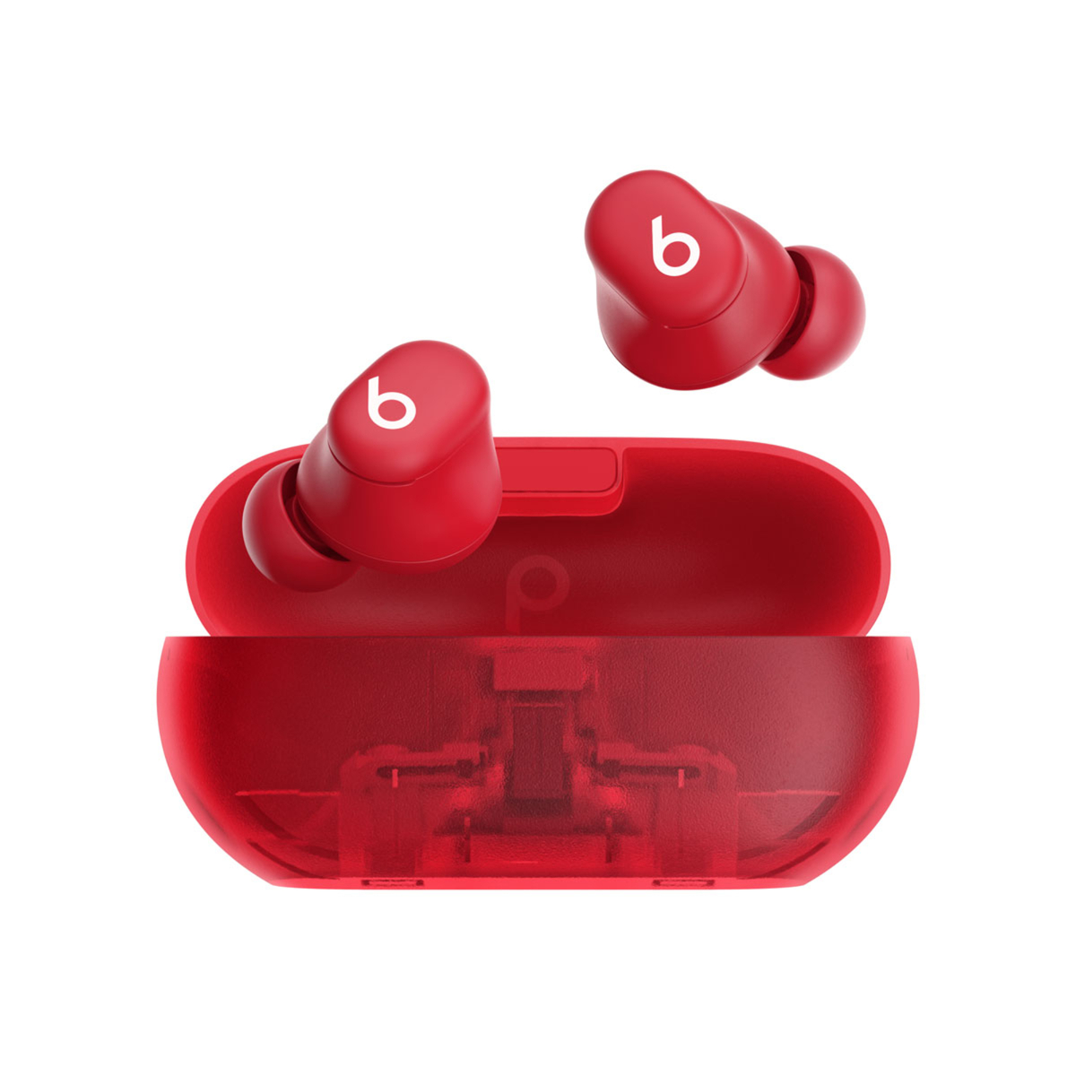 Beats Solo Buds True Wireless Bluetooth Earbuds, Transparent Red, MUW03AE/A