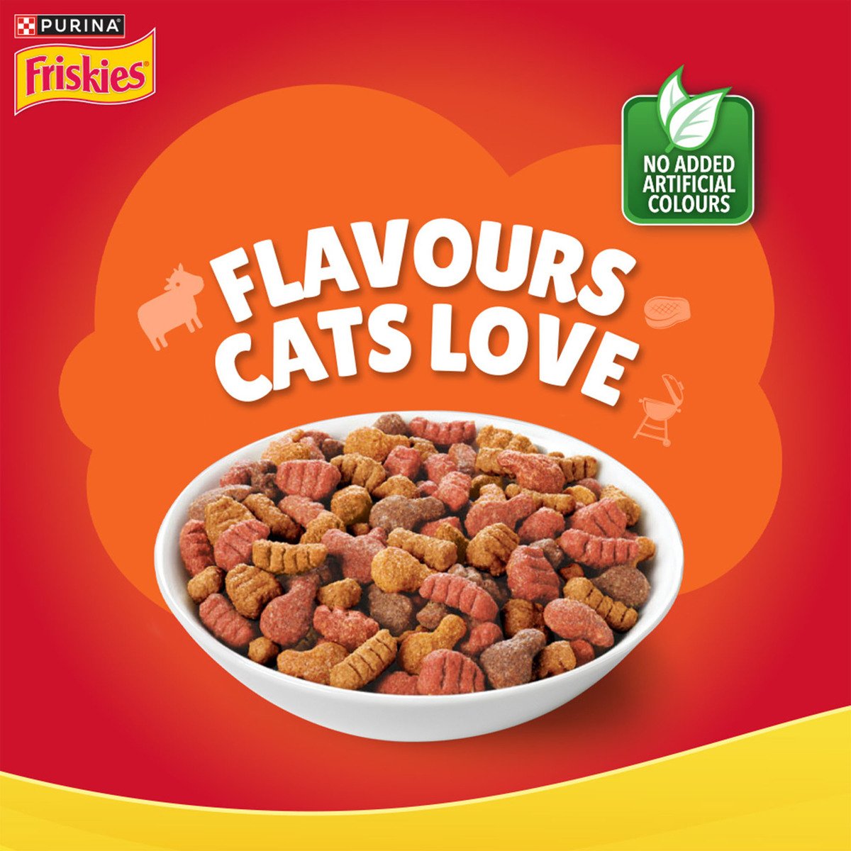 Purina Friskies Meaty Grill Adult Cat Food Value Pack 1 kg